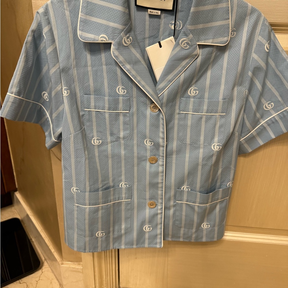 Authentic New With Tags Gucci Button Down Shirt - image 2